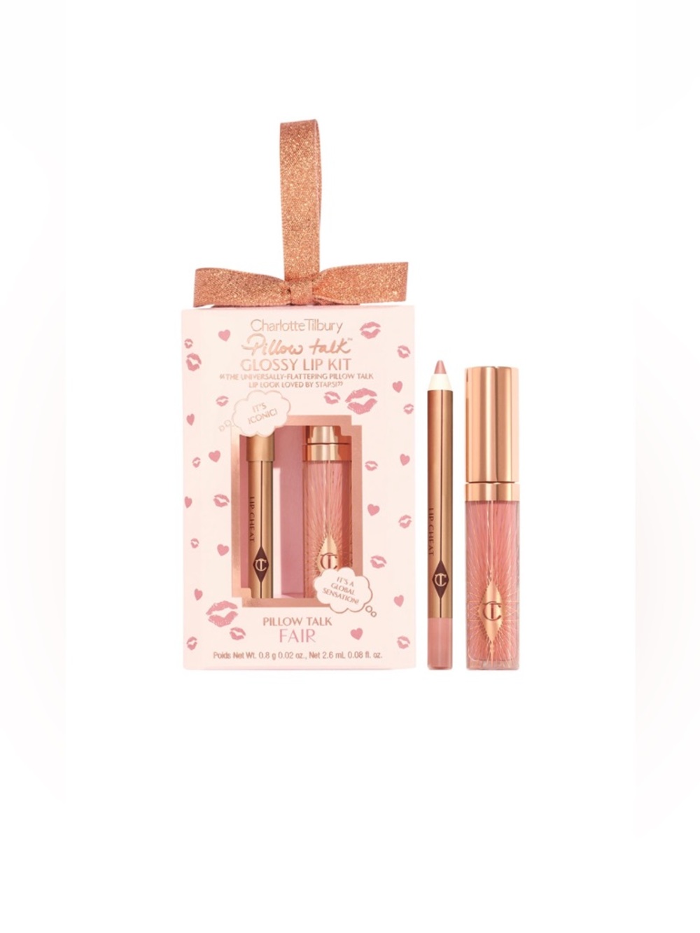 🌸CHARLOTTE TILLBURY Glossy Lip Kit Mini 2.6 mL